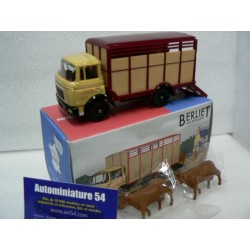 Berliet GAK Bétaillère + 2 vaches C80310 CIJ Norev