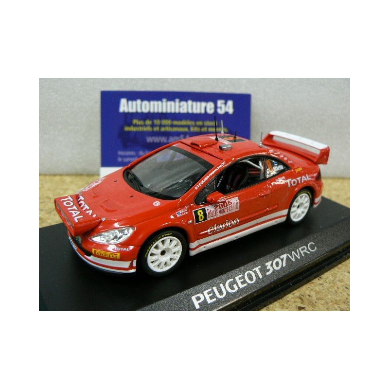 OPO 10 - Voiture Rallye 1/43 Compatible avec Peugeot 307 Monte Carlo 2005  Märtin Park - BR49