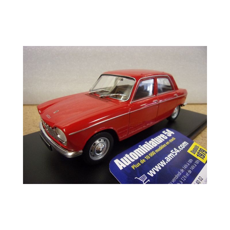 Peugeot 204 Red WB124181 WhiteBox