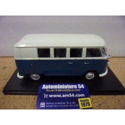 Volkswagen Type1 Combi white - Blue WB124179 WhiteBox