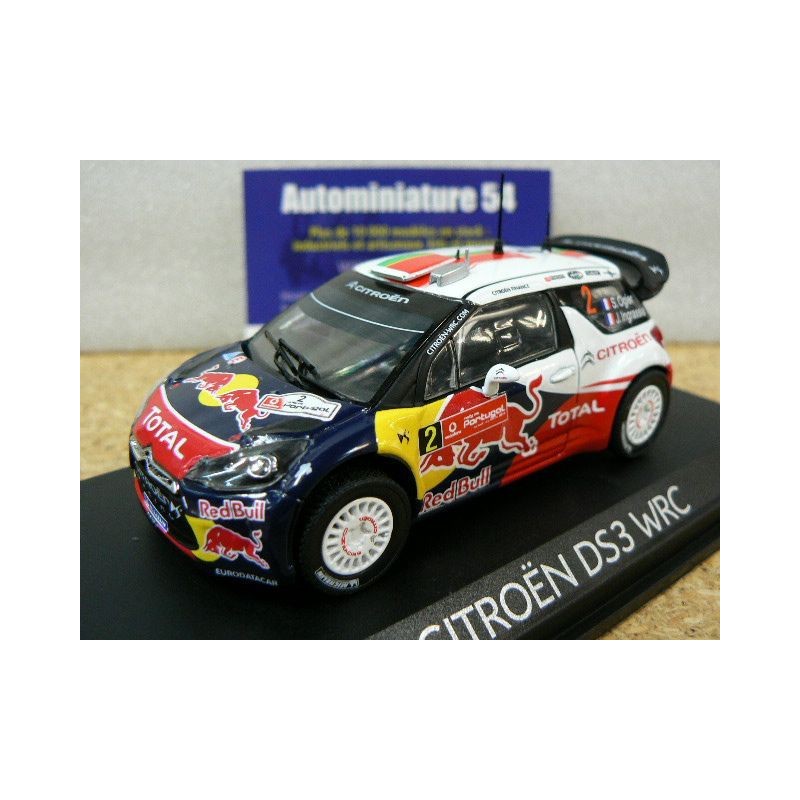 2011 Citroen DS3 WRC n°2 S. Ogier 1st Winner Portugal 155352 Norev