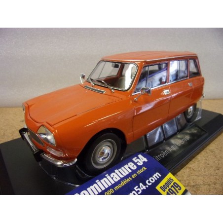 Voiture Miniature Citroen Ami 8 Break 1975 Ténéré Orange 1/18 - 181674 NOREV