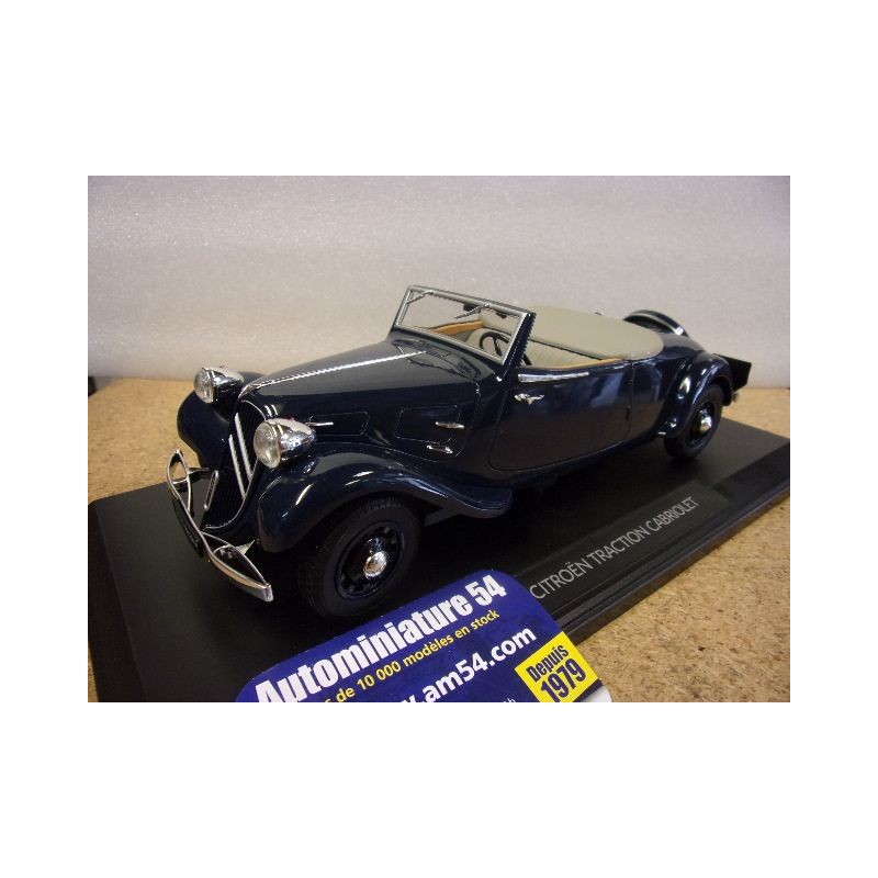 Citroen Traction Avant Cabriolet 11B 1939 Bleu AMC0191104 Norev