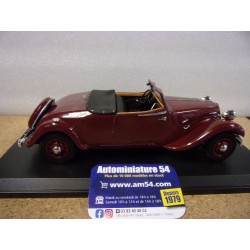 Citroen Traction Avant Cabriolet 11B 1939 Rouge Foncé AMC0191190 Norev