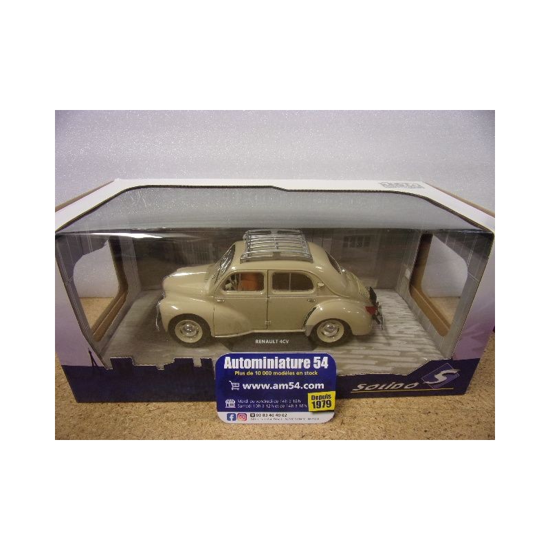 Renault 4cv Beige tourterelle 1956 S1806605 Solido