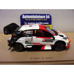2022 Toyota GR Yaris Rally1 n°1 Seb Ogier - Benjamin Veillas 4th Safari Kenya S6707 Spark Model