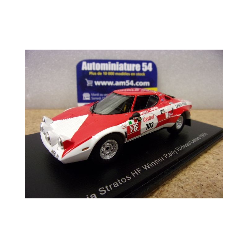 1974 Lancia Stratos HF n°103 Munari Mannucci 1st Winner Rideau Lakes S9077 Spark Model