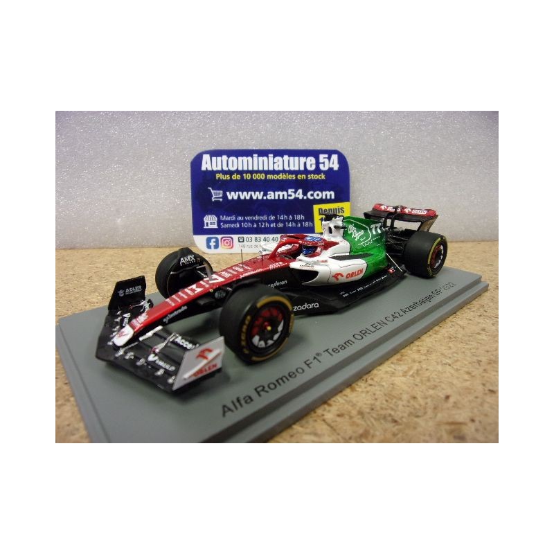 2022 Alfa Roméo Orlen C42 n°77 Valtteri Bottas Azerbaijan GP S8539 Spark Model