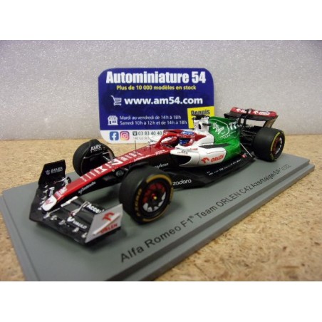 2022 Alfa Roméo Orlen C42 n°77 Valtteri Bottas Azerbaijan GP S8539 Spark Model