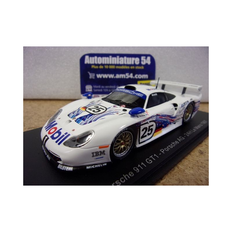 1997 Porsche 911 GT1 n°25 Stuck - Wollek - Boutsen Le Mans S9907 Spark Model