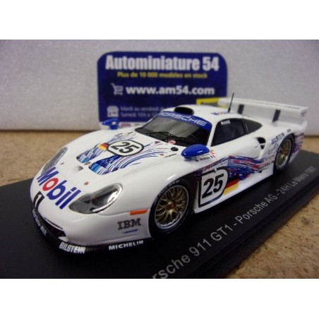 1997 Porsche 911 GT1 n°25 Stuck - Wollek - Boutsen Le Mans S9907 Spark Model