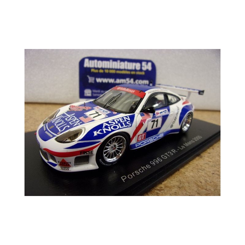 2000 Porsche 911 996 GT3R n°71 Wagner - Lewis - Mazzuccola Le Mans S9937 Spark Model