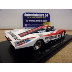 1989 Porsche 962C Primagaz n°72 Yver - Lassig - Belmondo Le Mans S9878 Spark Model