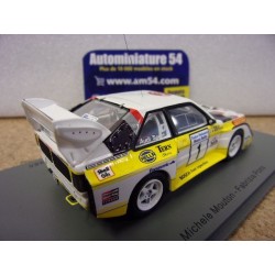 1985 Audi Quattro S1 E2 n°5 Mouton - Pons Manx Rallye S7897 Spark Model