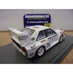 1985 Audi Quattro S1 E2 n°1 Mouton - Pons British Midland Ulster Rallye S7898 Spark Model