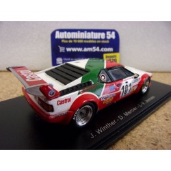 1984 BMW M1 n°101 Winther - Mercer - Jensen Le Mans S6408 Spark Model