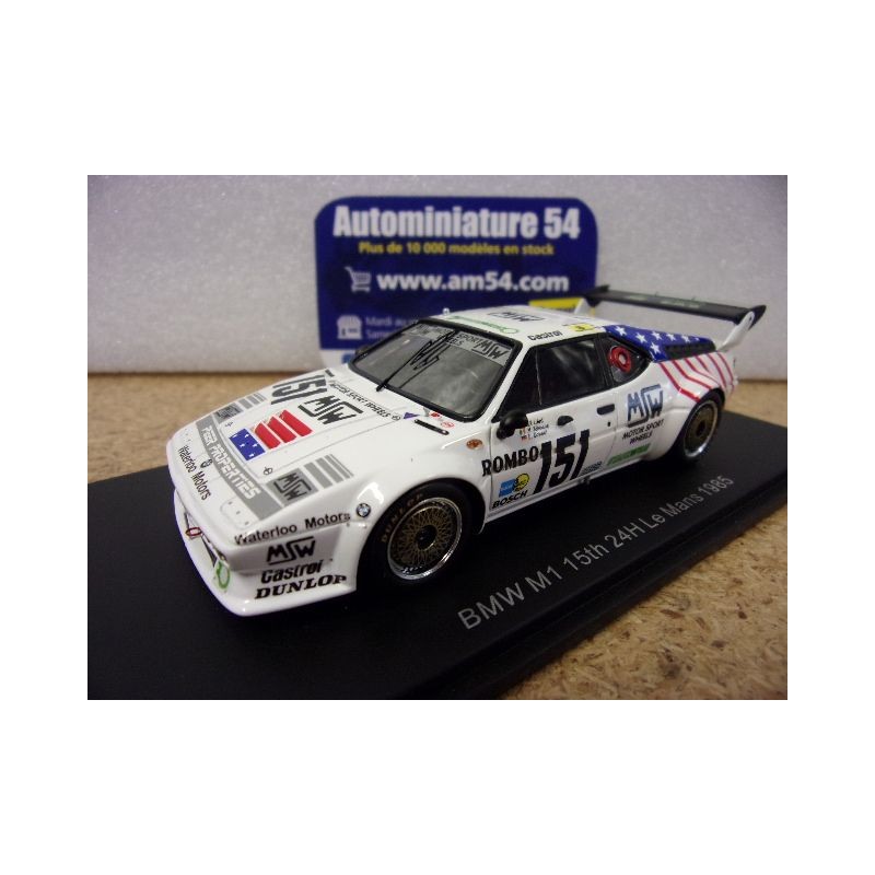 1981 BMW M1 n°151 Doren - Birrane - Libert Le Mans S6410 Spark Model