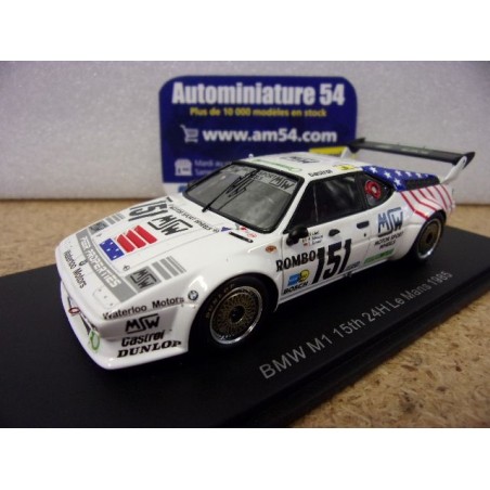 1981 BMW M1 n°151 Doren - Birrane - Libert Le Mans S6410 Spark Model