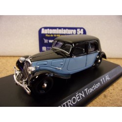 Citroen Traction 11 AL Noir - Bleue 1935 AMC019837 Norev