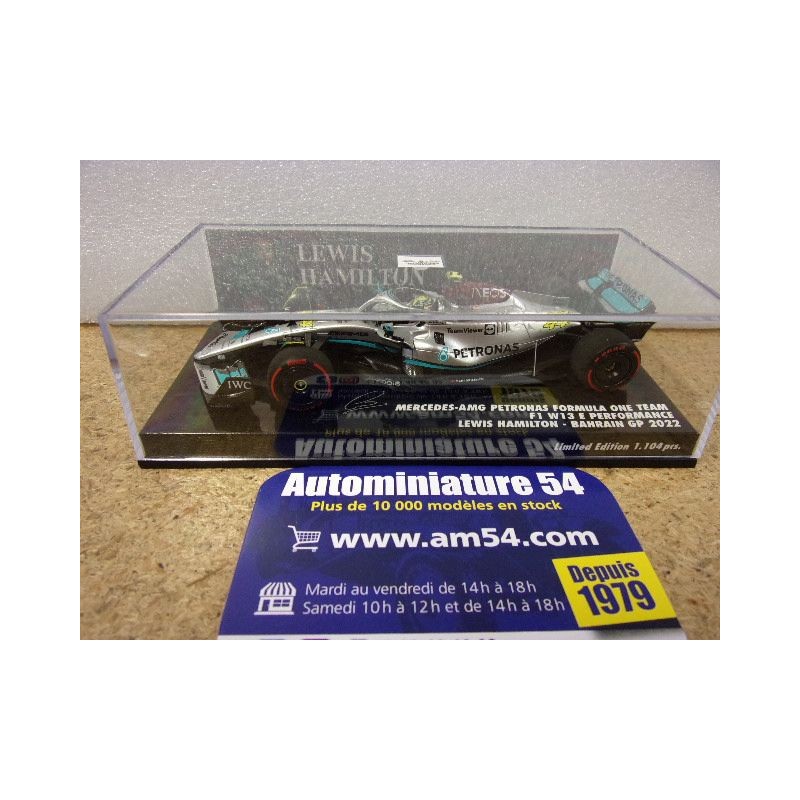 Lewis Hamilton #44 Mercedes W13 Miami GP 2022 Spark 1/43 – Automovilismo a Escala