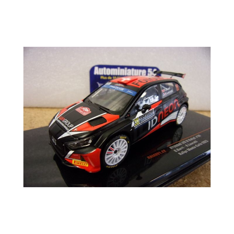 2022 Hyundai i20 N Rally2 n°38 Burri - Levratti Monte Carlo RAM891 Ixo Models