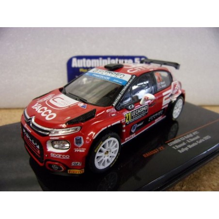 2023 Citroen C3 Rally2 n°21 Rossel - Dunand Monte Carlo RAM887 Ixo Model