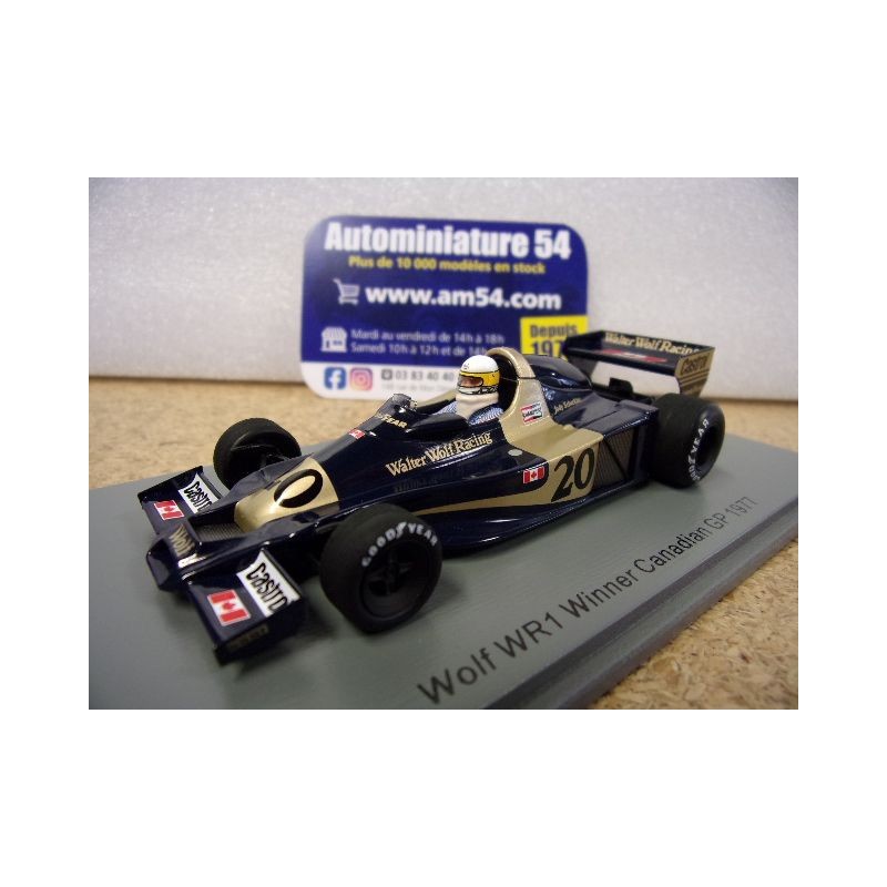 1977 Wolf WR1 n°20 Jody Scheckter 1st Winner Canadian GP S9998 Spark Model