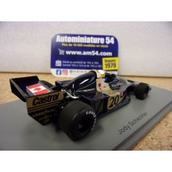 1977 Wolf WR1 n°20 Jody Scheckter 1st Winner Canadian GP S9998 Spark Model