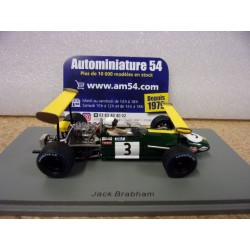 1966 Brabham BT26A n°3 Jack Brabham Spanish GP S8314 Spark Model