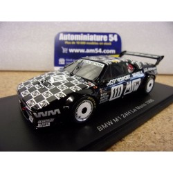 1986 BMW M1 n°111 Libert - Witmeur - Krankenberg Le Mans S6413 Spark Model