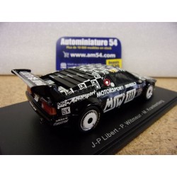 1986 BMW M1 n°111 Libert - Witmeur - Krankenberg Le Mans S6413 Spark Model