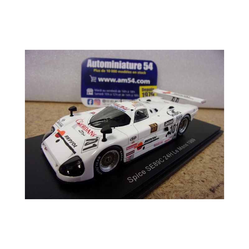 1989 Spice SE89C n°101 Velez - Adams - Taverna Le Mans S6804 Spark Model