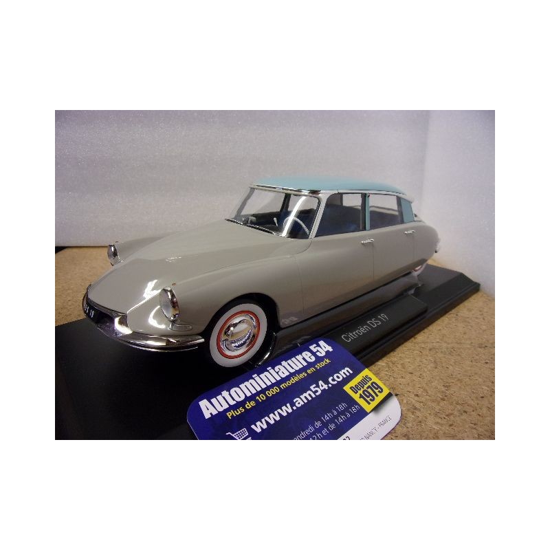 Citroen DS 19 1956 Rosé Grey - Turquoise 181763 Norev