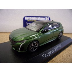 Peugeot 308 GT Olivine Green 2021 473930 Norev