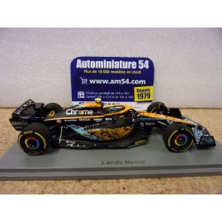 2022 McLaren MCL36 n°4 Lando Norris 6th Abu Dhabi GP S8554 Spark Model