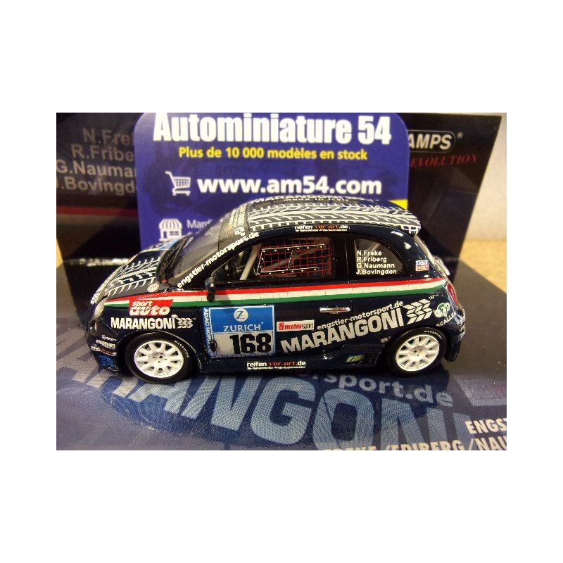 2008 Fiat 500 n°168 Freke Friberg Nauman Bovingdon 24h Nurburgring  437081268 Minichamps