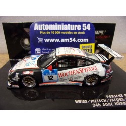 2007 Porsche 911 - 997 GT3 Cup weiss - Pietsch - Jacobs - Schornstein 24h Nurburgring 436076512 Minichamps