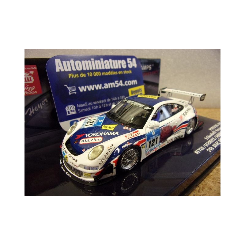 2008 Porsche 911 - 997 n°121 Heyer - Schmitz - Abbelen - Althoff 24h Nurburgring 437086121 Minichamps