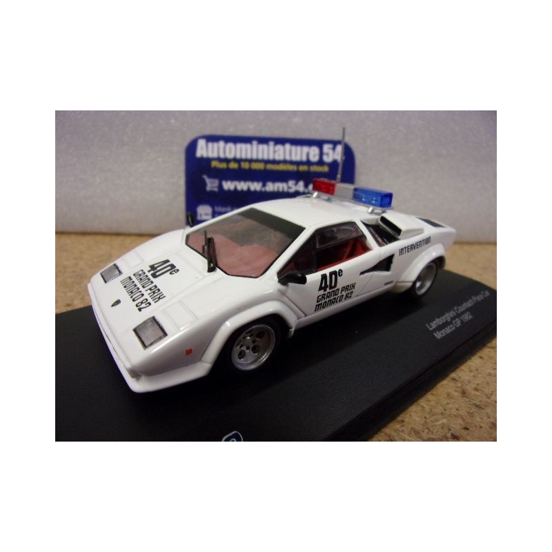 1982 Lamborghini Countach White Safety Car Monaco GP W83430001 Werk83