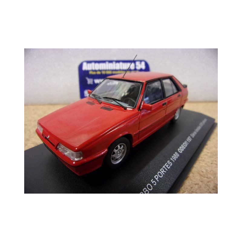 Renault 11 Turbo 5 Portes red 1988 ref 157 ODEON