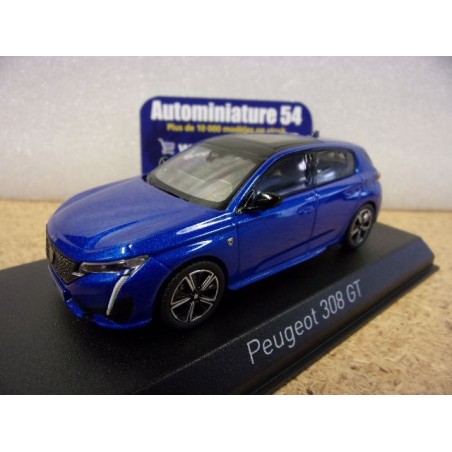 Peugeot 308 GT Vertigo Blue 2021 473933 Norev