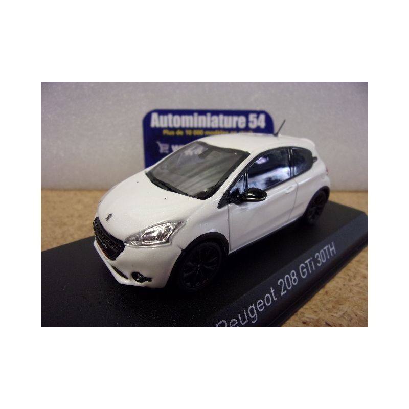 Peugeot 208 GTi 30th Pearl White 2014 472828 Norev