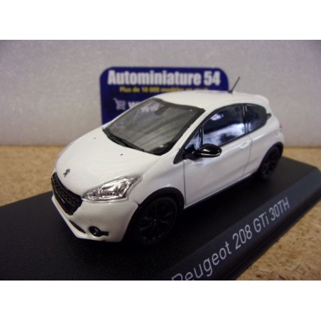 Peugeot 208 GTi 30th Pearl White 2014 472828 Norev