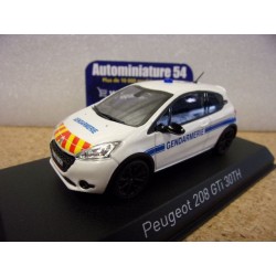 Peugeot 208 GTi 30th White Gendarmerie 2014 472829 Norev