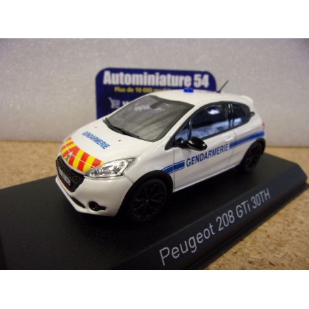 Peugeot 208 GTi 30TH 2014 Gendarmerie 1/43