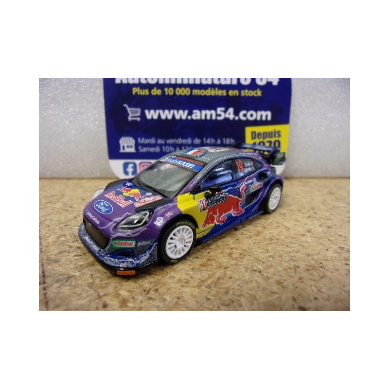 2022 Ford Puma Rally1 n°19 Loeb - Galmiche 1st Winner Rally Monte Carlo MGT0533 True Scale Models Mini GT 1.64