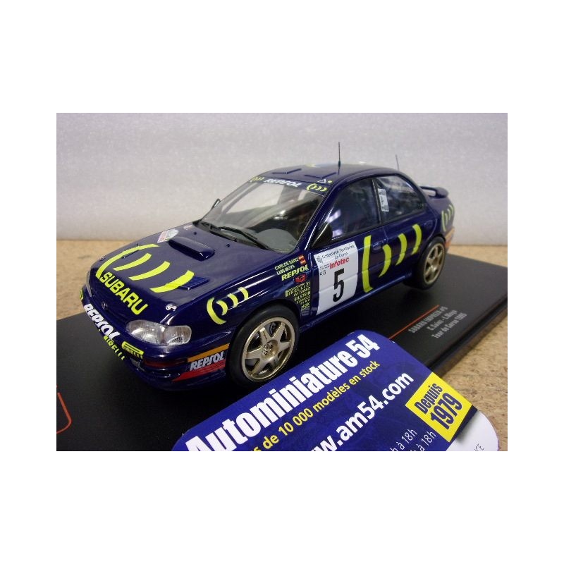 1995 Subaru Impreza n°5 Sainz - Moya Tour de Corse 24RAL028A Ixo Model