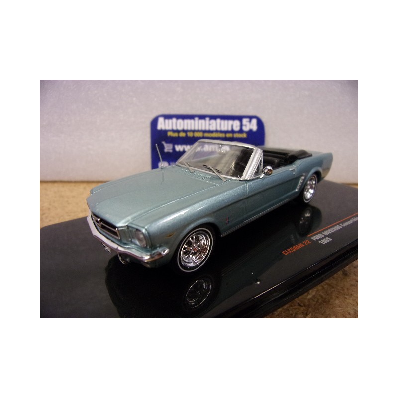 Ford Mustang Boss Convertible blue met 1965 CLC506 Ixo Models