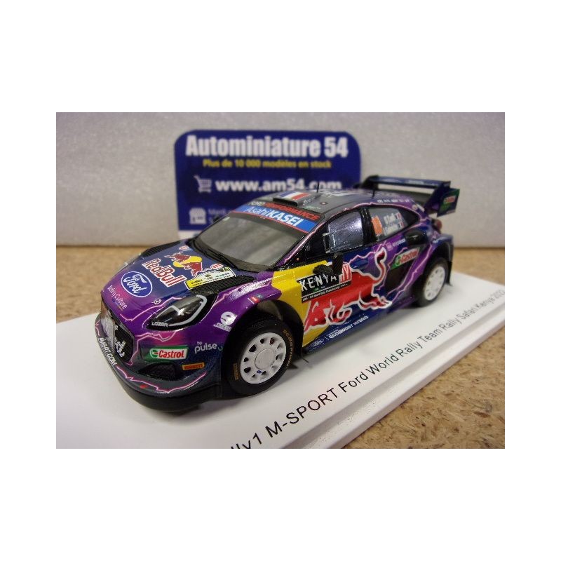 2022 Ford Puma Rally 1 WRC n°19 Loeb - Galmiche Safari Kenya S6706 Spark Model