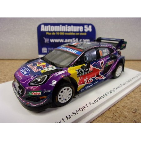 2022 Ford Puma Rally 1 WRC n°19 Loeb - Galmiche Safari Kenya S6706 Spark Model